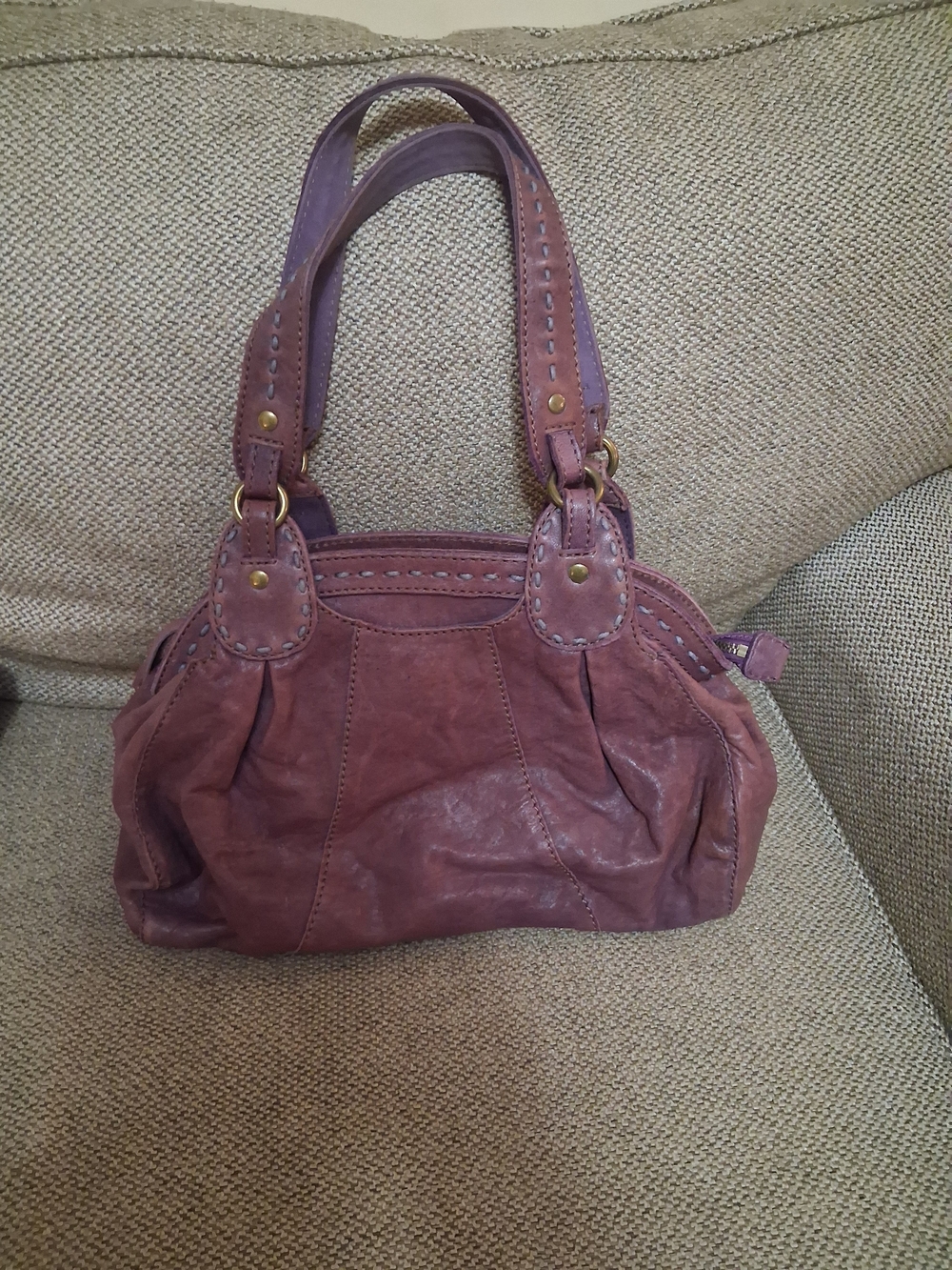 Vintage Lucky Brand Trinity Satchel Bag